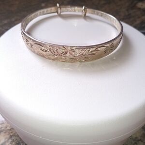 Silver vintage bangle 925